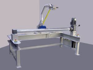 Manual Roll Slitting Machine With Hoist